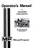 Massey Ferguson MF 1450 MF 1650 MF1450 MF1650 Garden Tractor Operators Manual