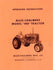Allis Chalmers WD Tractor Owner Operator Manual New