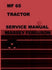 Massey Ferguson MF-65 MF65 Gas Diesel Tractor Harris Repair Shop Service Manual