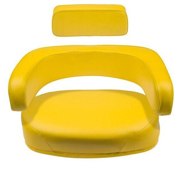 3-Piece Yellow Seat Set Fits John Deere 2510 2520 3010 3020 4010 4020 4030 4230
