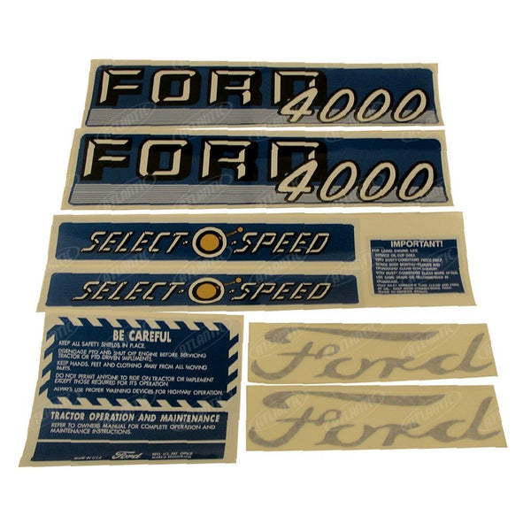 1115-1550, Decal Set4000 4 CYL 62-64
