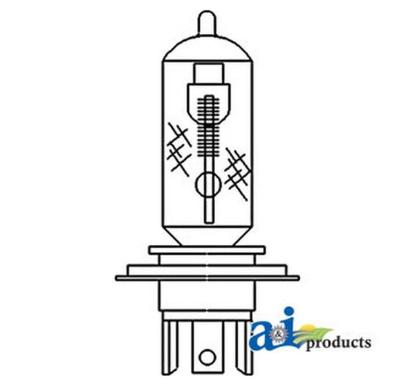 Ai 87283179 Bulb Inner H4-12V For Case-Ih Combine Case-Ih Compact Track