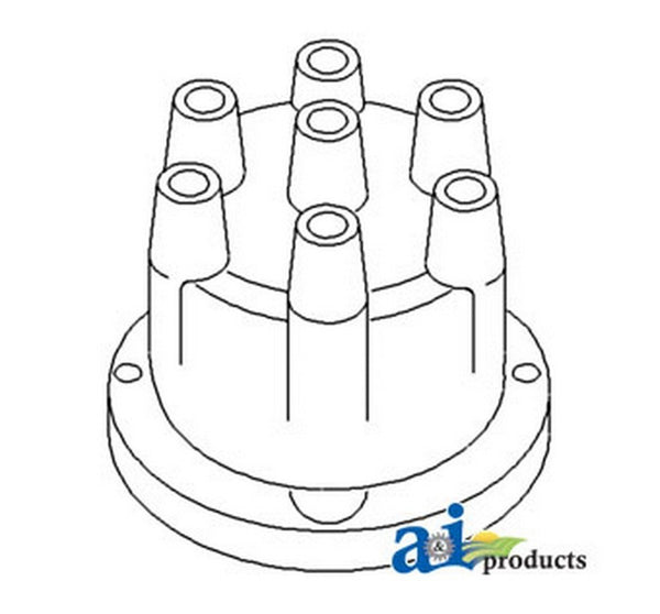 Ai 21A443 Cap Distributor Fits John Deere Compact Tractor White/ Oliver/