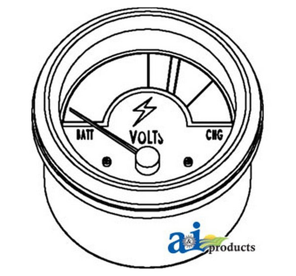 Ai At104767 Gauge Voltmeter Fits John Deere Fitsage Harvester John Deere