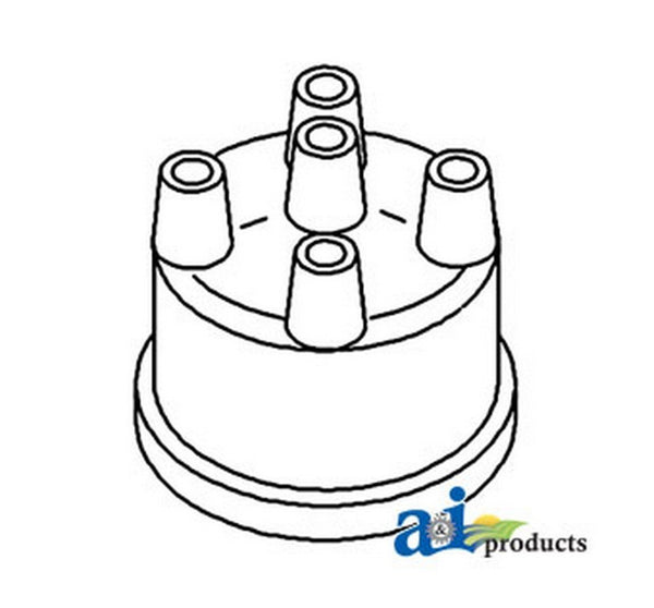 Ai X30042 Cap Wico Distributor Fits John Deere
