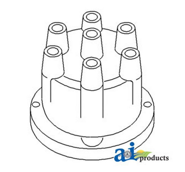 Ai 21A445 Cap Distributor For White/ Oliver/ Mpl Moline Tractor