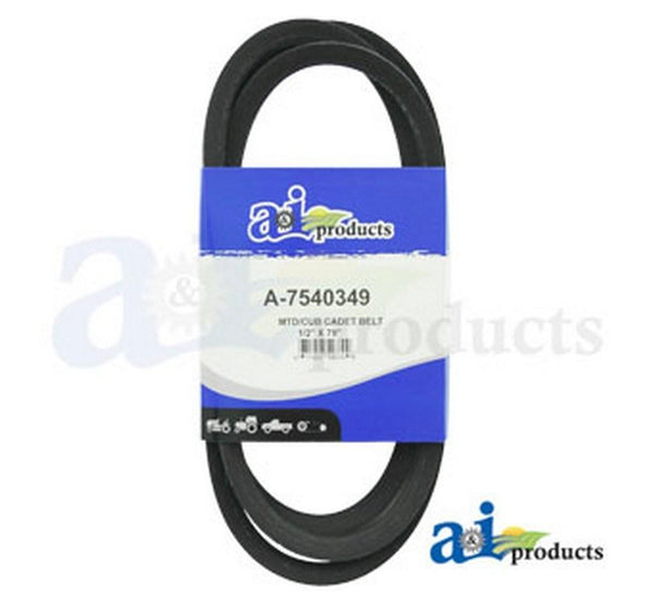 AI 7540349 Belt Drive for Mtd/ Cub Cadet/ White Riding Mower