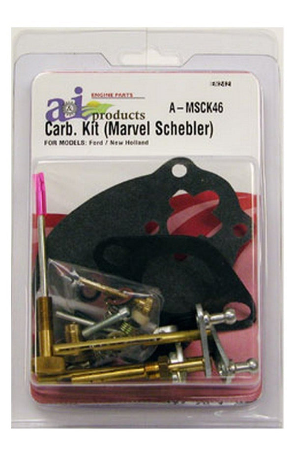 Ai Msck46 Carburetor Kit Complete (Marvel Schebler) Fits Ford / New Holla