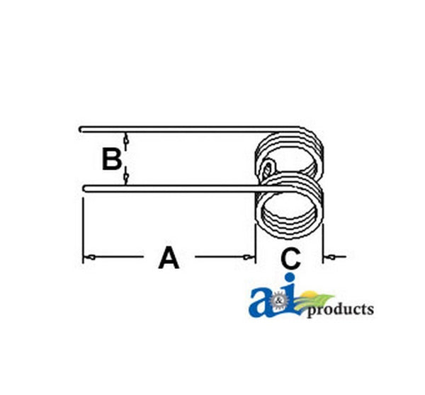 Ai 58561900 Tedder Tooth For Kuhn Hay Tedder Kuhn Rake