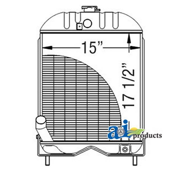 Ai 894319M92 Radiator For Massey Ferguson Tractor