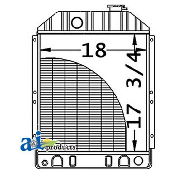 Ai Mg771716 Radiator Fits John Deere Skid Steer Loader