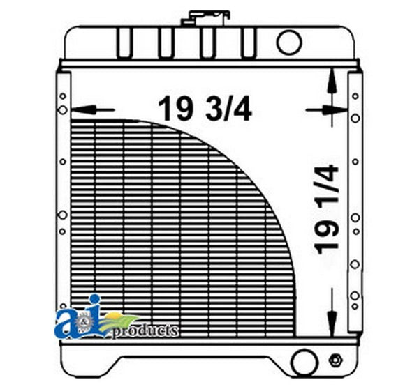 Ai A172038 Radiator For Case-Ih Industrial/Construction