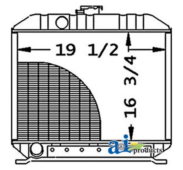 Ai 15612-72060 Radiator For Kubota Tractor