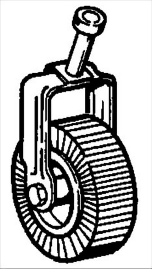Caster Assembly Bush Hog 104 105 1050 1051 109 1109 1126 12 1207 1209 1226 126
