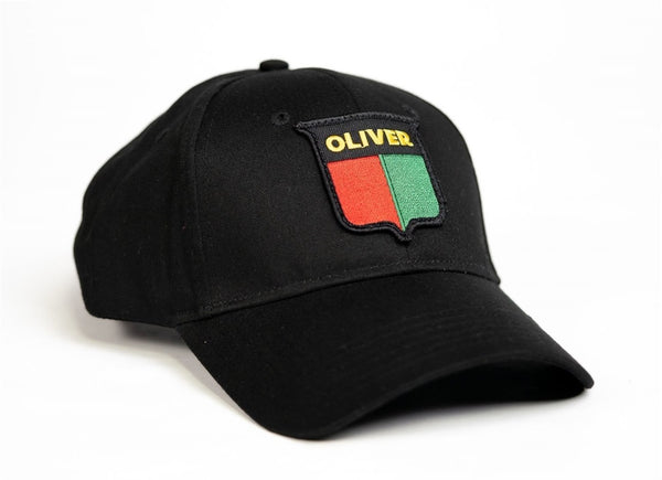 Oliver Vintage Logo Tractor 6 Panel Black Hat Cap Gift Fits Most