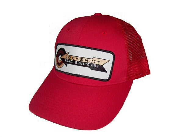 Cockshutt Tractor Red Mesh 6 Panel Hat - Cap Gift