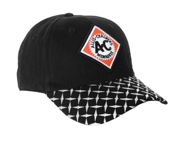 Allis Chalmers Diamond Plate Brim Vintage Logo Hat Cap Gift