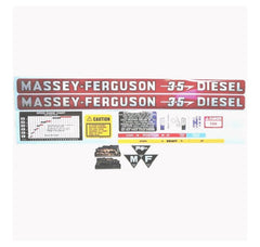 60355 Decal Massey Ferguson 35 'diesel'