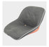 71984 Seat Assembly Black/Orange Kubota Seat Assembly Orange Metal/Black
