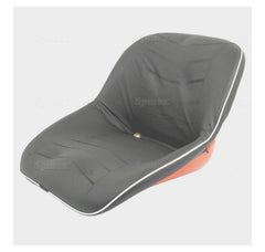 71984 Seat Assembly Black/Orange Kubota Seat Assembly Orange Metal/Black