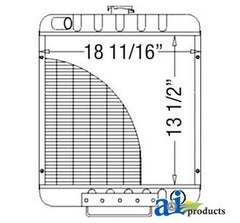 Ai 109612A2 Radiator For Case-Ih Skid Steer Loader