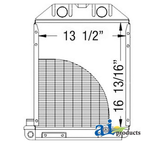 Ai 959E8005 Radiator For Ford / New Holl Tractor