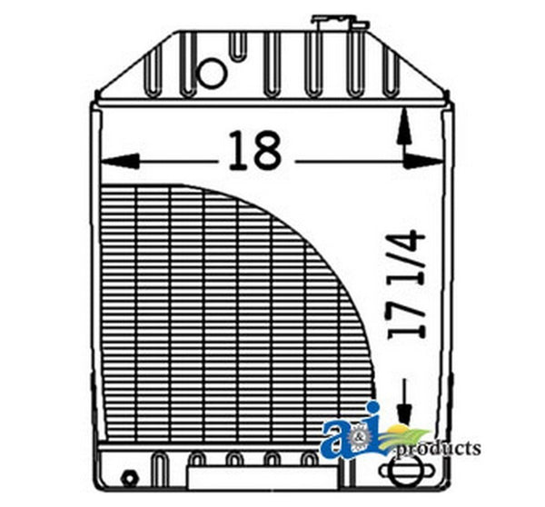 Ai E4Nn8005Bc15M Radiator For Ford / New Holl Industrial/Construction