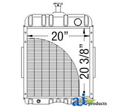 Ai 65427C1 Radiator For Case-Ih Tractor