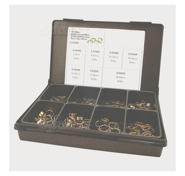 14584 Clamp Assortment Crimpon 175 Pcs