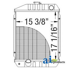 Ai Ch19296 Radiator Fits John Deere Compact Tractor