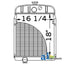 Ai 352628R92 Radiator For Case-Ih Tractor