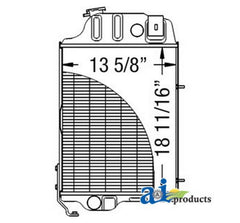 Ai Al39290 Radiator Fits John Deere Tractor