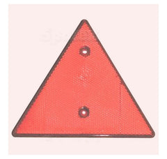 3869 Reflective Triangle Red 6"