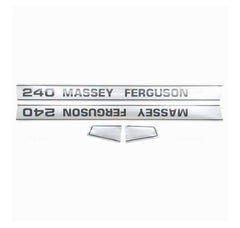 1681728M3 Hood Decal Kit Fits Massey Ferguson 240
