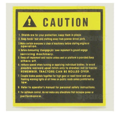 23124 Decal Caution