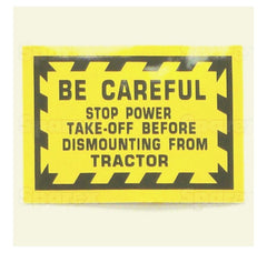 23129 Decal Be Careful