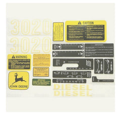 68346 Decal Kit Complete Fits John Deere Jd3020