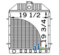 Ai D81055 Radiator For Case-Ih Industrial/Construction Case-Ih Skid Stee