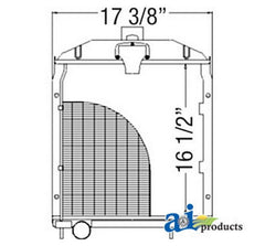 Ai 58124Dbx Radiator For Case-Ih Tractor