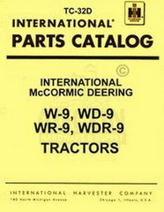 International McCormick W-9 WD-9 WR-9 WDR Parts Manual