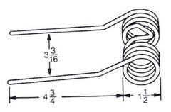 Baler Tooth Fits John Deere 530 330 340 Baler Round Baler
