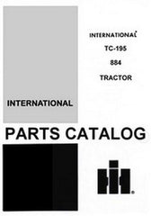 International 884 Tractor Parts Catalog Manual TC-195
