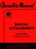 International TD-18A TD18-A Crawler Tractor Special Attachments Operators Manual