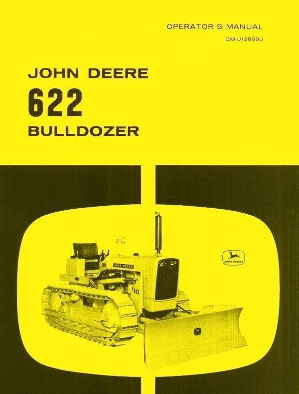 John Deere Model 622 Bulldozer Operators Manual JD