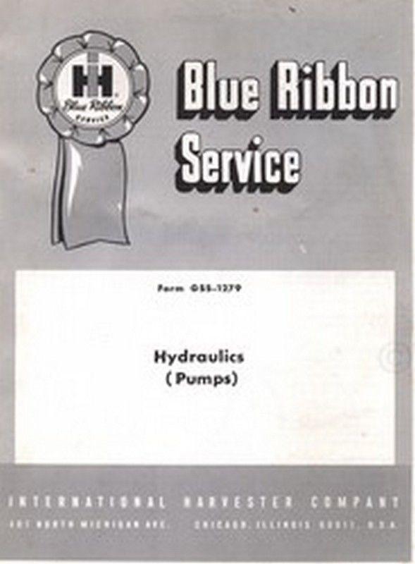 Farmall International Thompson Cessna Eaton Eaton Hydraulic Pump Service Manual