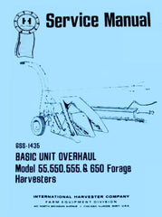 International 55 550 555 650 Harvester Service Manual