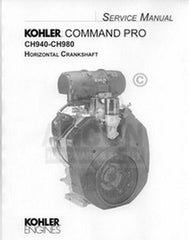 Kohler Command Pro 34 36 38 HP Horizonta Service Manual
