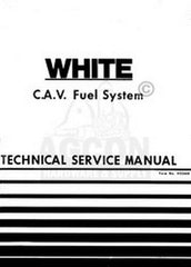 Oliver White C.A.V CAV Fuel System Shop Service Manual