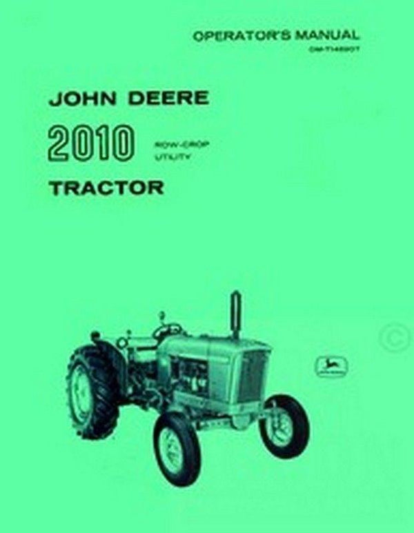 John Deere 2010 RC Util Operators Instruction Manual JD