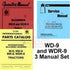McCORMICK WD-9 WDR-9 OPERATORS SERVICE PARTS MANUAL IH